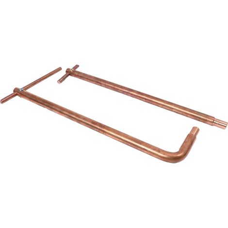 CU-Elektrodenarme inkl. Ø 12mm Elektroden, L=500mm (1/2)
