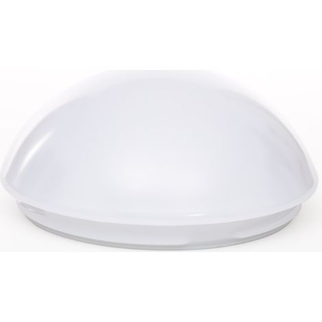 Ledkia – Abat-jour blanc pour ventilateur de plafond – Diffusion lumière douce – Compatible ventilateurs standards – Design élégant