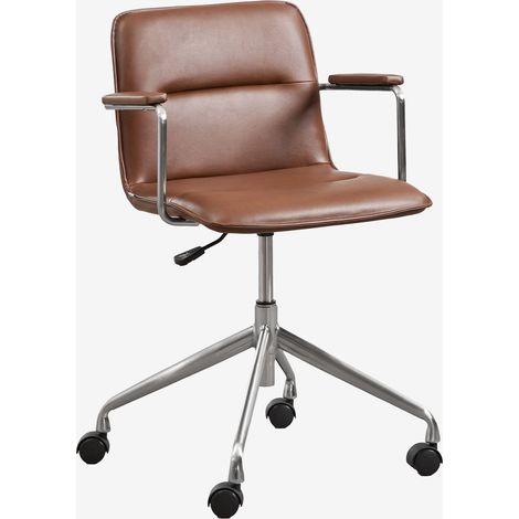 SKLUM Seifert Schreibtischstuhl mit Rollen und Armlehnen                    Gris Cepillado               