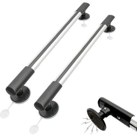 Barres de Toit transversales Fixes, Galerie de Toit universelles, Longueur réglable Chargement Aluminium für Geeignet für Metalldächer (2, 90-105cm) (1/5)