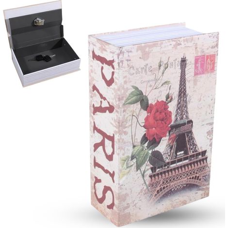 Coffre-fort De Livre, Coffre-fort Avec Serrure, Coffre-fort De Dérivation, Coffre-fort Portable, Boîte De Livre D'économie De Bijoux, Boîte De Verrouillage Avec Clé, Coffre-fort(B) (1/5)