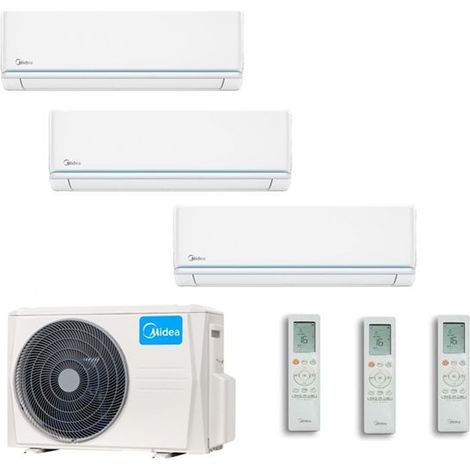 Climatizzatore Midea Trial Split Evolution 7000+9000+9000 M30G-21HFN8-Q R-32 7+9+9