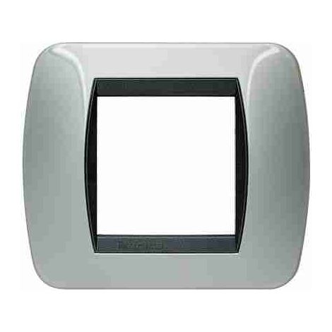BTIL4802AL Placca Livinglight 2 moduli