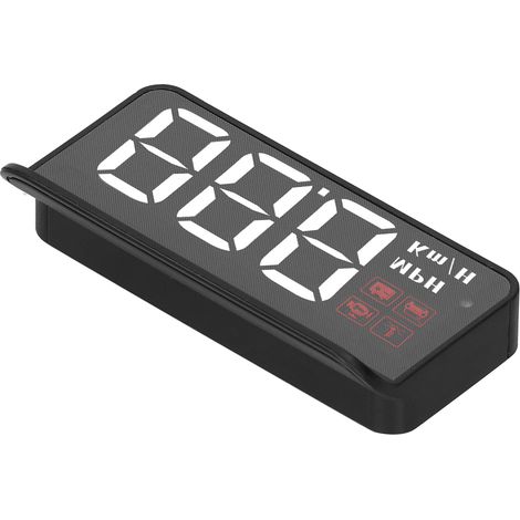 Affichage tête haute OBD2, projecteur de pare-brise, jauge multifonction, alarme, rappel de conduite en état de fatigue (1/5)