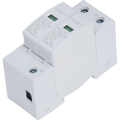 Dispositif de protection contre les surtensions 100 kA pour boîte de distribution 2P 275 V (1/5)