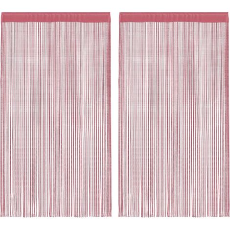 Maison Exclusive - Tende a Filo 2 pz Rosa 100x250 cm