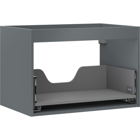 Mexen Box-A corps de meuble lavabo 70 cm, 1 tiroir, graphite mat - 91AX0-0700-470-1-66 (1/4)