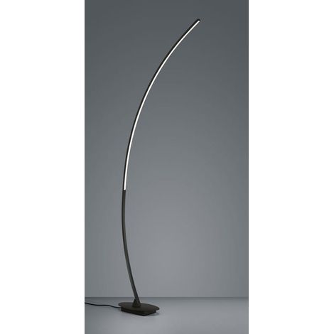 Lampadaire arqué LED SOLO 11W noir 158 cm RL R42791132