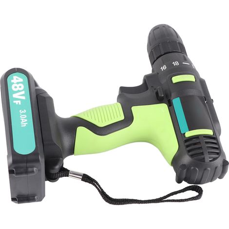 Perceuse pistolet sans fil 21 V 3,0 Ah Li-ion, tournevis électrique rechargeable, 2 batteries (UE 220 V) (1/5)