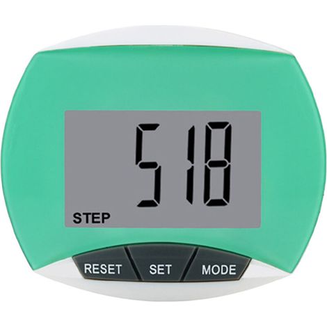 Podomètre compteur de pas avec clip ceinture, podomètre multifonctionnel avec écran LCD, accessoire de fitness