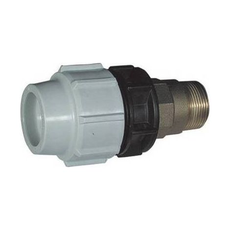 RACCORD MÂLE DE TRANSITION EN LAITON Dimensions : 1" x 32