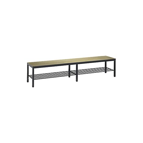 C+P Panca per spogliatoi COMFORT seduta in HPL lunghezza