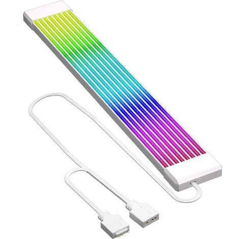 Bande LED RGB ARGB synchronisable pour alimentation PC ATX 24 broches, carte graphique GPU 8 broches, boîtier x8 (1/5)