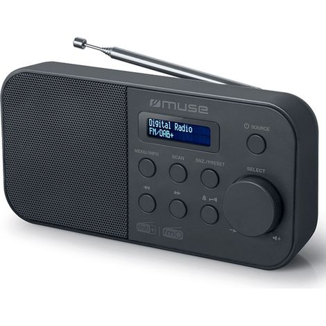 despertador digital negro - M109DB - Muse -