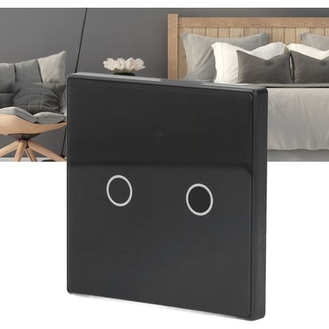 Panneau de commande d'éclairage sans fil intelligent, interrupteur intelligent WiFi, interrupteur tactile, commande vocale Alexa, 100-250 V (1/5)