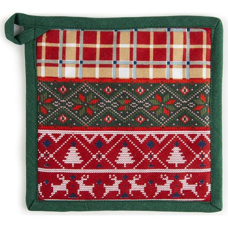 Excelsa Fall Winter Presina da Cucina, Cm. 20 x 20, Fodera 100% Cotone, Imbottitura in Poliestere (1/2)