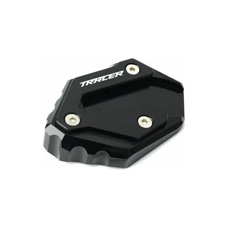 (TRACER Noir) Compatible avec YAMAHA Tracer 700 GT 2015-2020, Tracer 7 GT 2021-2022, Tracer 700GT. Pièces détachées pour moto : béquille latérale, extension de béquille. Maxpower. (1/3)