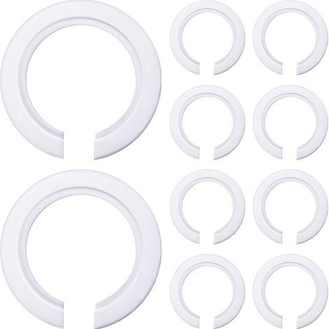 paquet De 10 E27 To E14 Convertisseur D'anneau D'abat-jour En Plastique, Rducteur D'anneau D'abat-jour Pour Le Montage Des Abat-jour Vis Edison A (1/5)