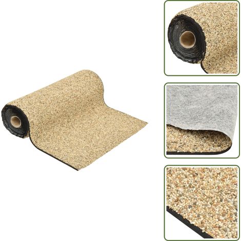 Revêtement de pierre Sable naturel 500x60 cm - Revêtement De Pierre - Revêtement D'étang - Décoration D'étang - Accessoires D'étang - Ruisseau Artificiel (1/5)