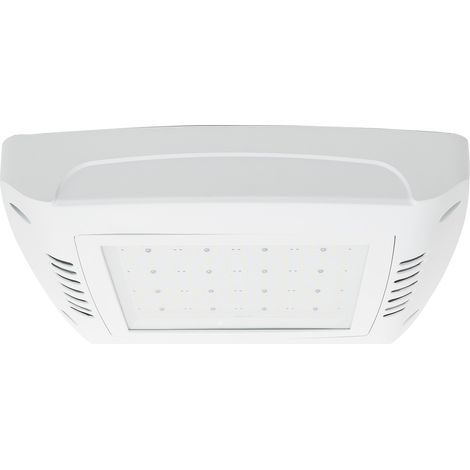 LED-Strahler Canopy Speziell Tankstellen 100W LUMILEDS 150lm/W Treiber Philips Xitanium Dimmbar 1-10V 5000K Kaltweiß (1/5)