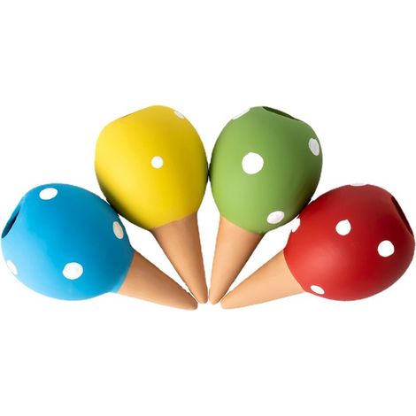 4 Dispositif d'arrosage, Céramique, Forme cône, Diffusion progressive, Plantes domestiques (1/5)
