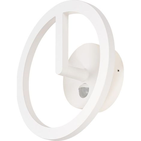 Applique murale Q-RING extérieur Sensor 3000 K IP54 blanc bord de mer - SLV - 1007917