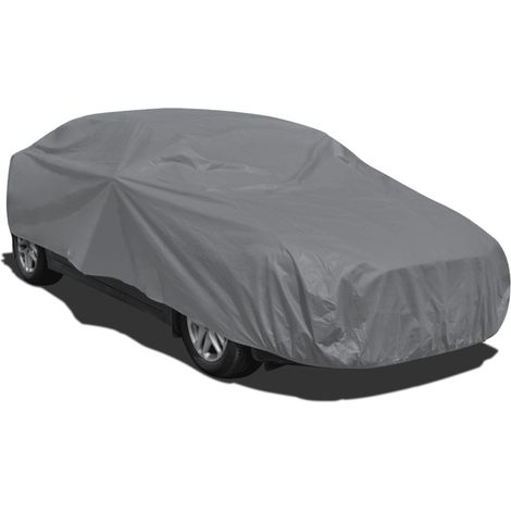 Telo copriauto per metà tessuto non tessuto lunghezza 432 cm grigio 3402009