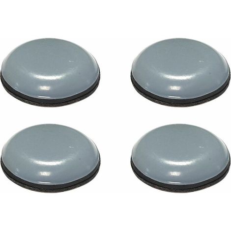 Cyclingcolors – Set mit 4 selbstklebenden Gleitern, 50 mm – Teflon PTFE zum Schutz des Bodens – Reduziert die Reibung an Stuhl- und Möbelbeinen