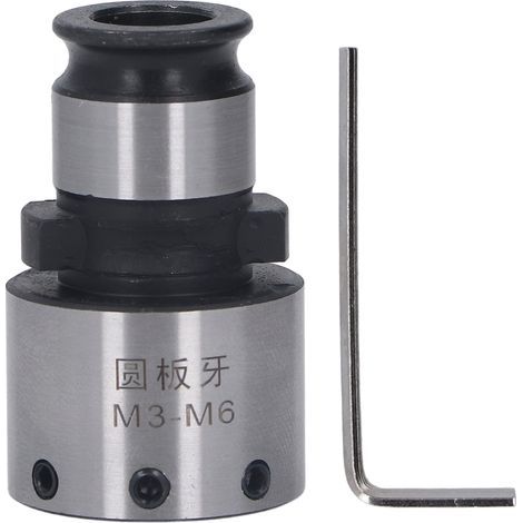 Mandrin rond GT12 avec clé hexagonale, outil de tour à filetage mâle en acier au carbone (1/5)