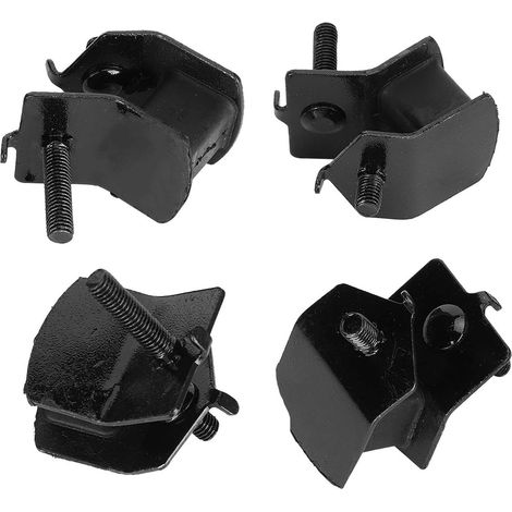 4 Pieces Gasoline Generators Damping Feet, Anti-Vibration Generator Motor Support for Gasoline Engine Generator 168F/170F 2kw-3KW (1/5)