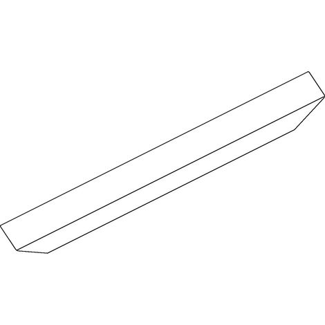 Abdeckp.OL 90 weiß L.3000mm GEZE
