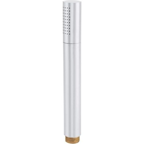 Pommeau de Douche à Main, Matériau en Cuivre, Poli, Prise Confortable, Détachable, Réutilisable, Filetage G 1/2, 19,2 2,4 2,4 Cm, pour Salle de Bain (1/4)