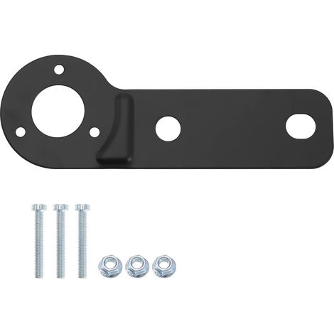 Soporte de enchufe para remolque de repuesto, soporte de enchufe para conector de cable de remolque, soporte de instalación, accesorios para coche, 21,7 cm, negro (1/5)