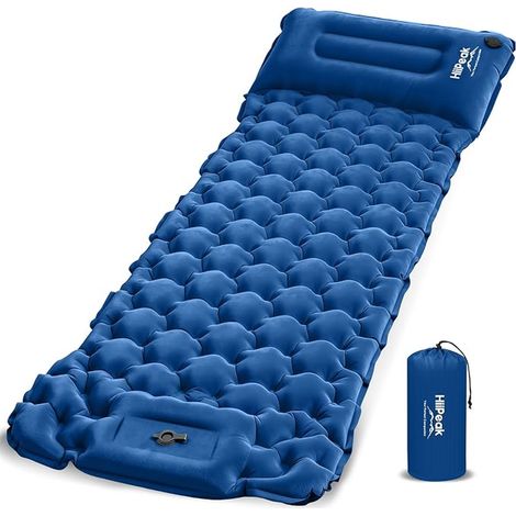 Portable Camping Mattress – Single Inflatable Mattress with Pillow (1/5)