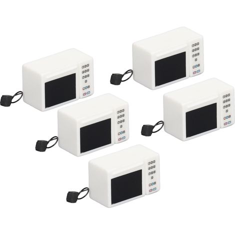 Stück 1:12 Miniatur-Mikrowellenofen-Modell, Küchenaccessoires, Esszimmer-Dekoration (1/5)