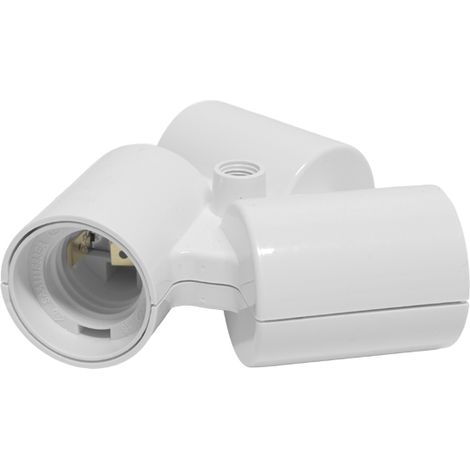 Adattatore e27 3 uscite angolate 250v t210