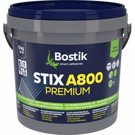 Bostik – Colle acrylique pour carrelage et plaquette de parement – Très haute performance – Faibles émissions de COV classe A+ (1/2)