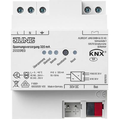 Jung KNX Spannungsversorgung, 320 mA 20320REG (1/2)