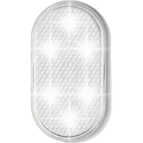 Adaptée aux plafonniers de voiture, commande tactile LED, couleur bleue, rechargeable par USB, lampe compacte.