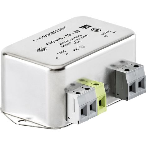 Schaffner FN2415-16-29 FN2415-16-29 Entstörfilter 250 V/AC 16 A (L x B x H) 94 x 58 x 45.4 mm 1 St
