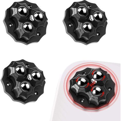 Kleinmöbelrollen, kleine Rollen mit selbstklebenden Kugellagern, Kugellagerrollen, Rollen für Kleinmöbel, Aufbewahrungsboxen, Küchenutensilien (1/4)