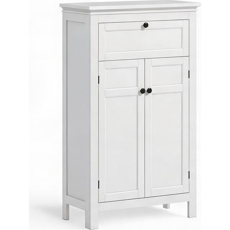 Colonne de salle de bain en MDF avec 2 portes et 1 tiroir 60 x (1/5)
