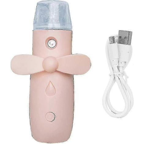 Ventilateur silencieux 2 en 1 avec vaporisateur et atomiseur