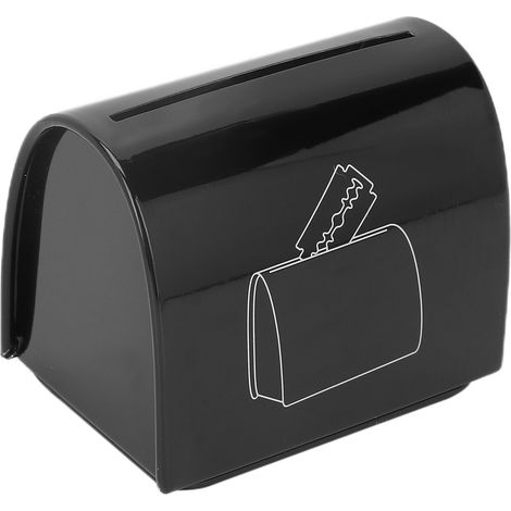 Boîte de rangement étanche pour lames de rasoir usagées - Grande capacité de stockage sécurisé (1/5)