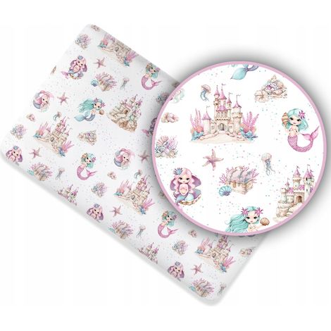 Lenzuolo di cotone per culla, 120x60 cm, con diverse fantasie (1/5)