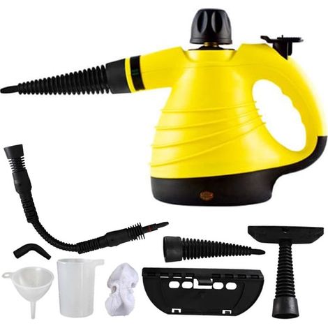 Mini Pulitore a Vapore Potenza 1050 Watt Serbatoio 0,25 Litri con Accessori (1/4)