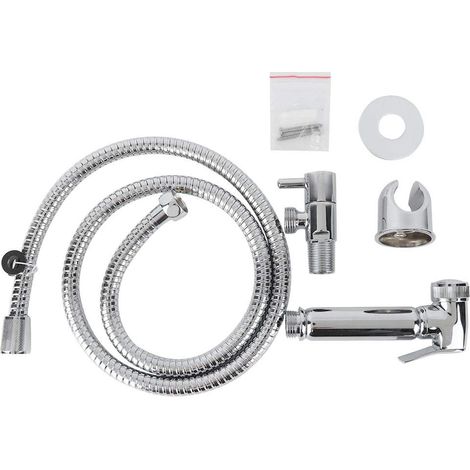 Soffione bidet in ottone – G1/2 – doccetta + tubo flessibile + supporto – bagno – GOTOTOP