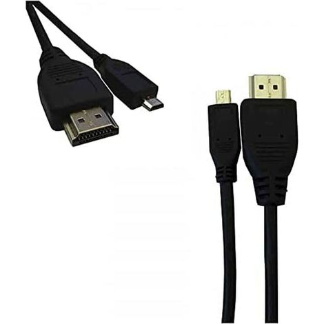 Connessione HDMI a micro HDMI ad alta velocità 1,4 maschio-maschio 1m (1/2)
