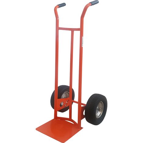 Carrello Porta Sacchi spalla curva maxi ruote antiforatura