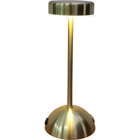 Desk Lamp - USB Rechargeable Wireless Table Lamp, 2000mAh Touch LED Bedside Lamp, Powerful Battery Operated Desk Light, 3 Dimmable Color Modes, for Restaurant, Bedside, Office, Kitchen, etc.